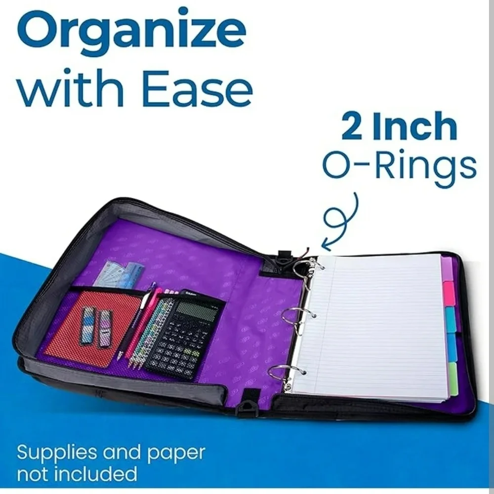 Case-it Purple 3-Ring Binder - NWT